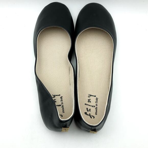 French Sole FS/NY Womens Sloop Slip On Flats US 11 Black Nappa Leather NIB - Picture 7 of 10